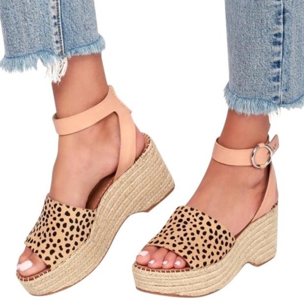 Dolce Vita Lesly Leopard Calf Sandal